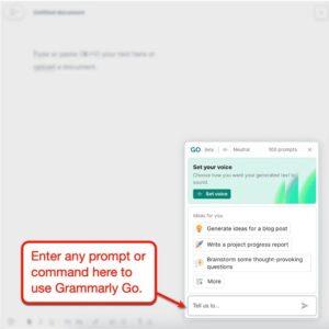 AI tools for content writing "Grammerly"