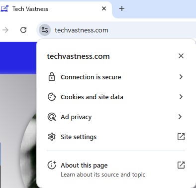 Techvastness - Security certificate