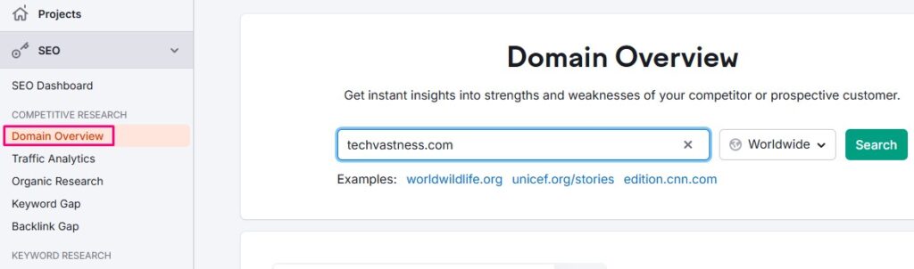 Techvastness - domain - overview