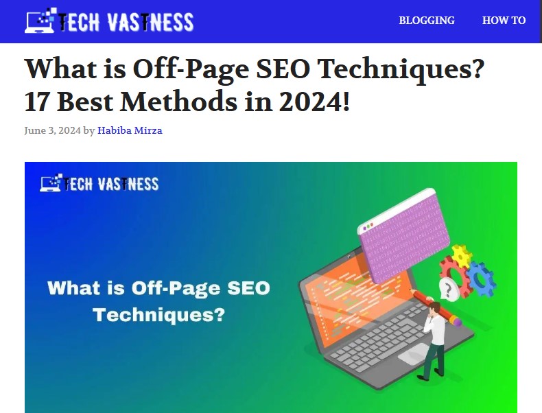 Techvastness - What is off-page SEO techniques