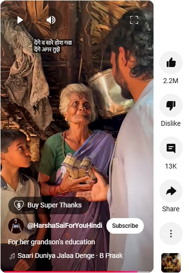 Harsha Sai - For You Hindi YouTube Shorts What is Clickbait