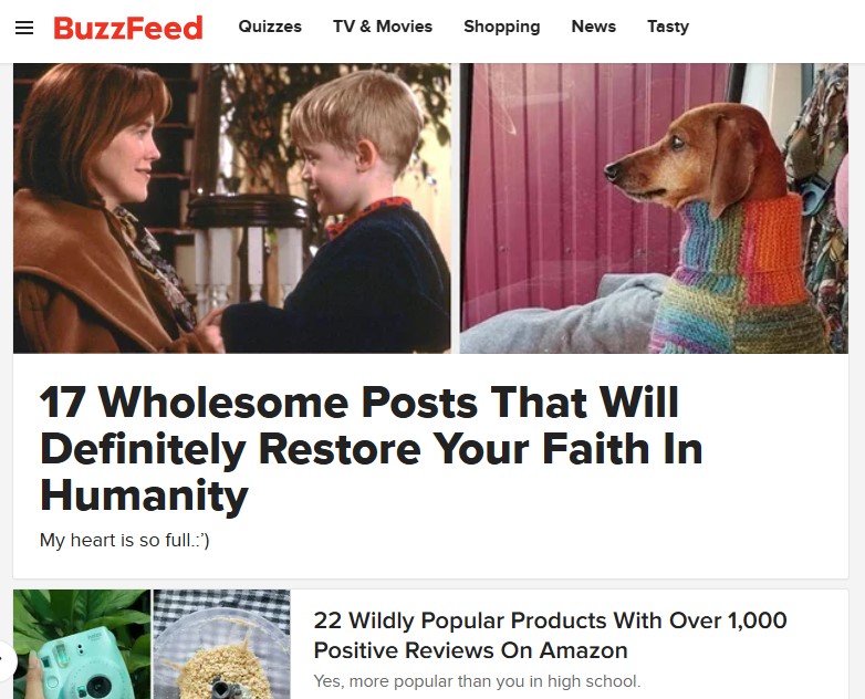Buzzfee titles example what is clickbait