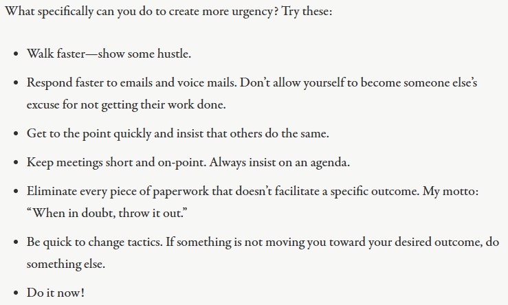 Bringing a sense of urgency to blog creation