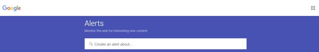 Login Google Alerts