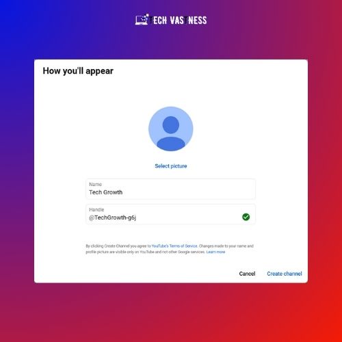 Creating a your channel