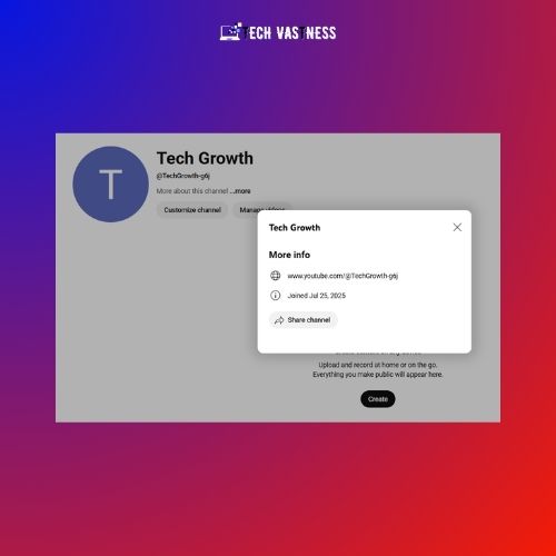 youtube channel discription